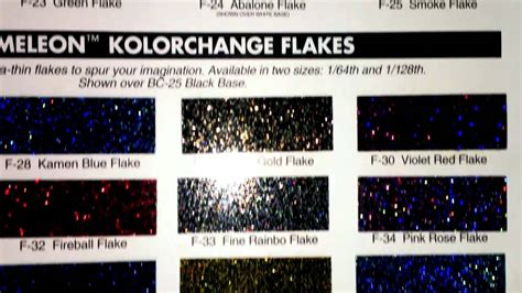 house of kolor white metal flake|house of kolor paint chart.